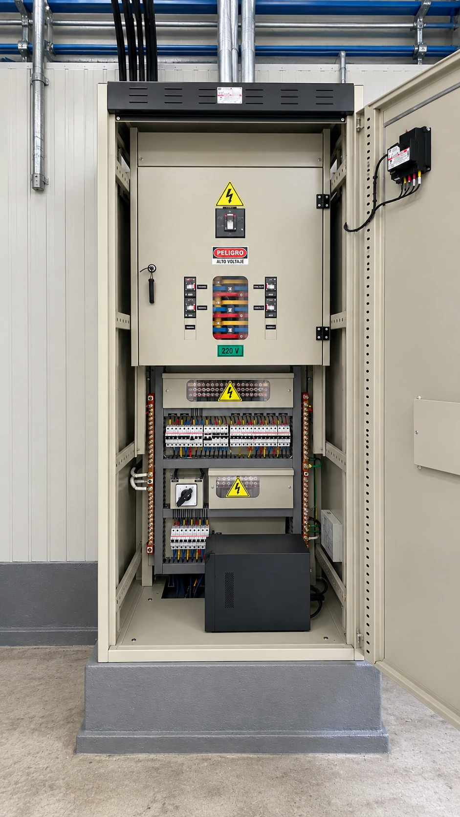 Red eléctrica para cuartos fríos en la Universidad del Valle